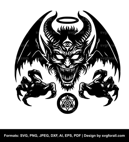 Demon SVG PNG