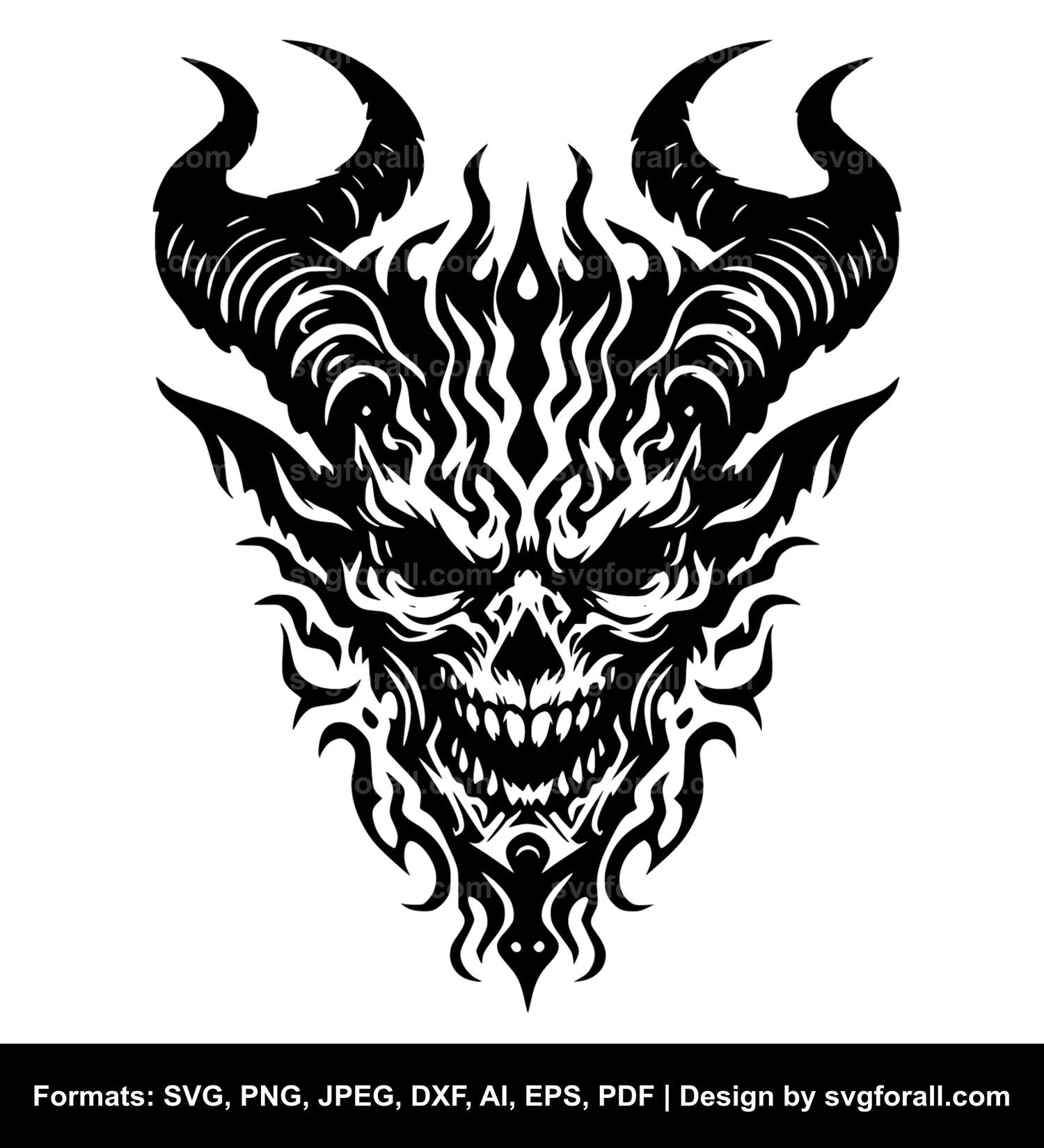 Demon SVG Vector