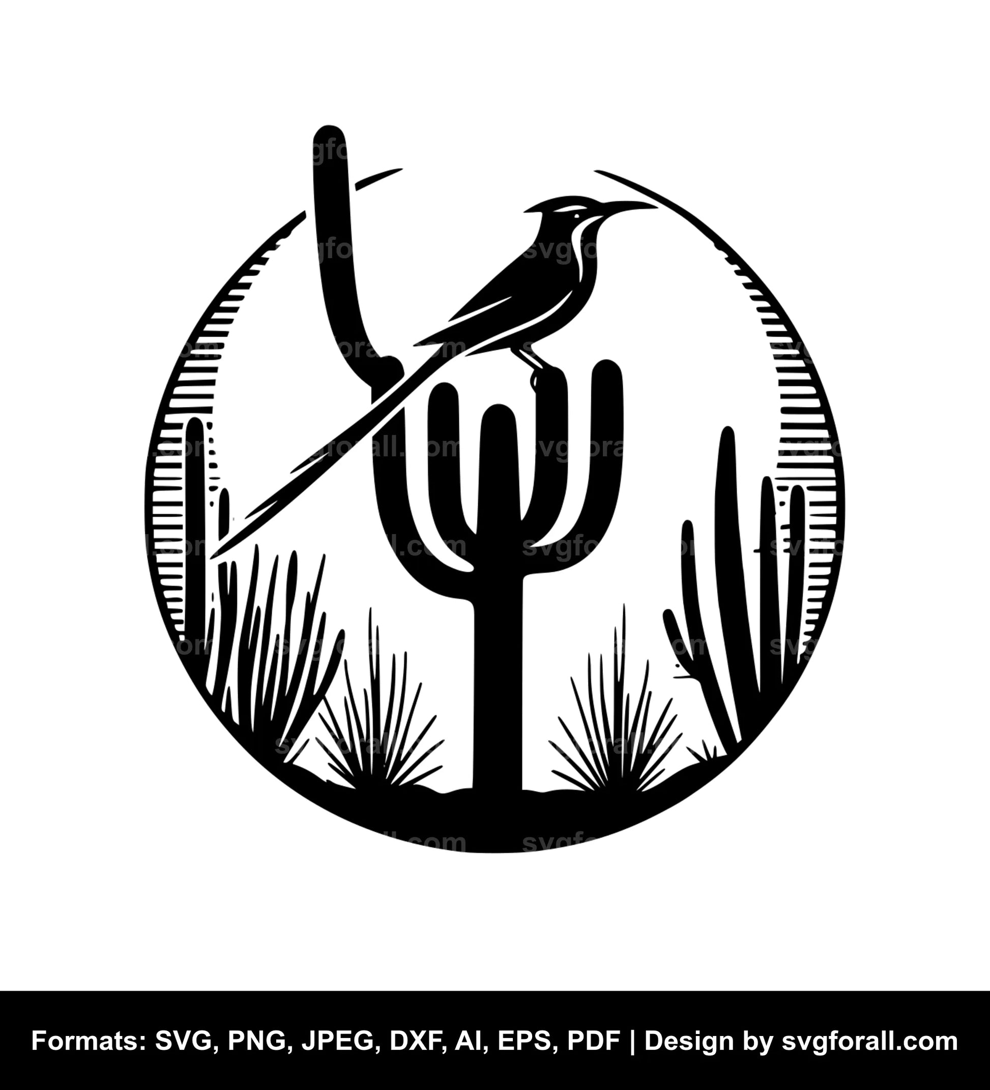 Desert Bird SVG