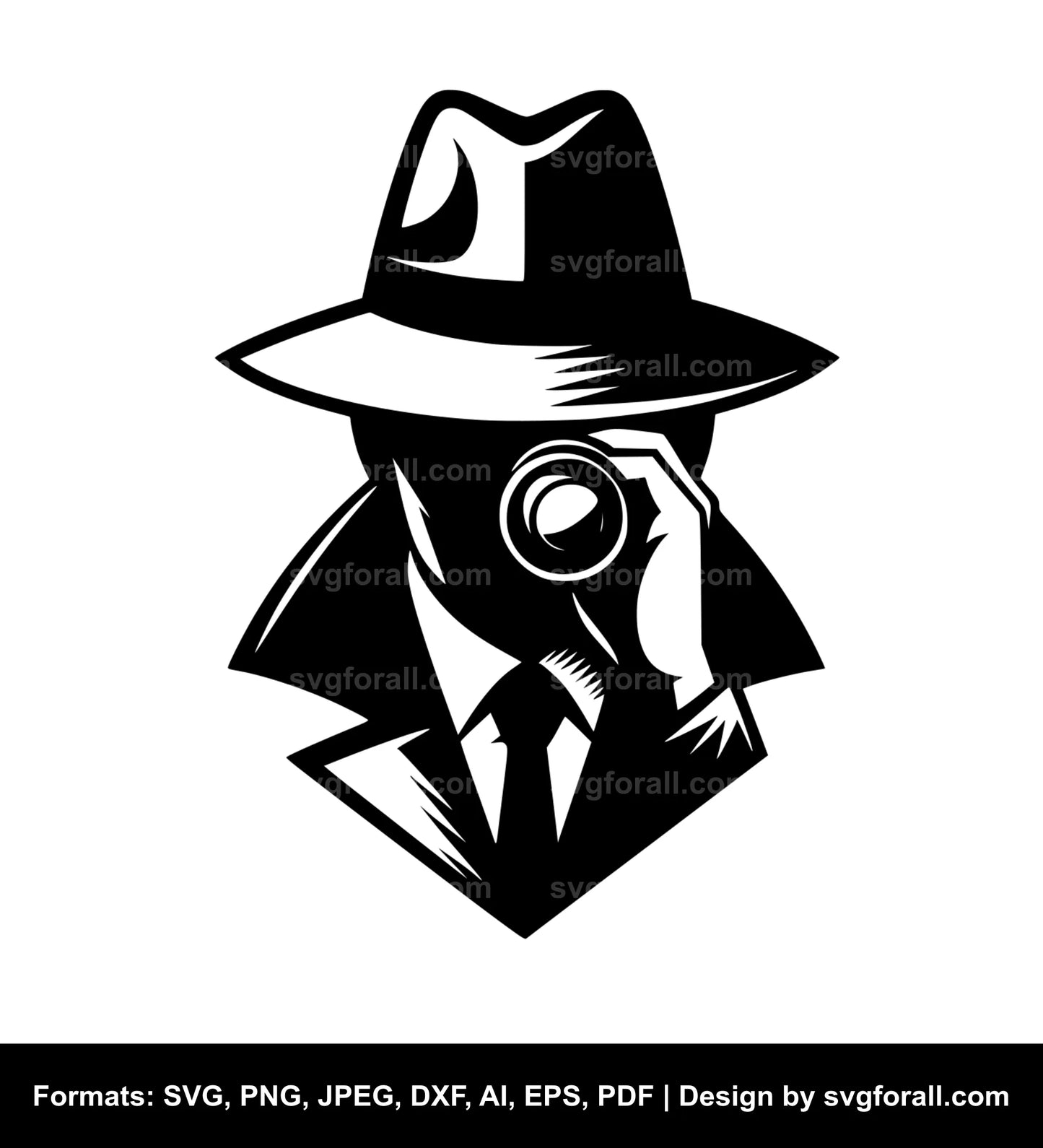 Detective SVG File