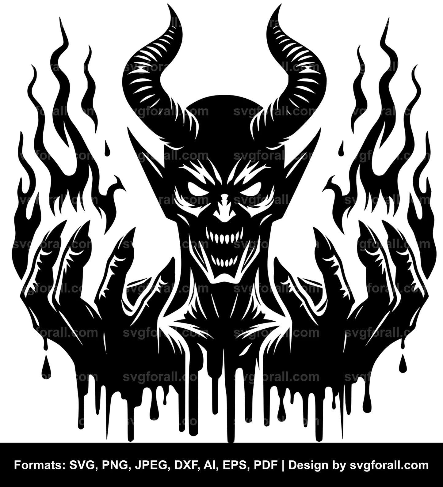 Devil SVG Vector