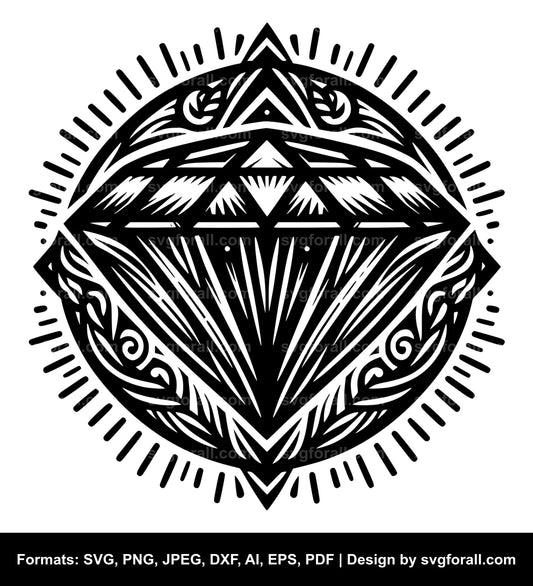 Diamond SVG File