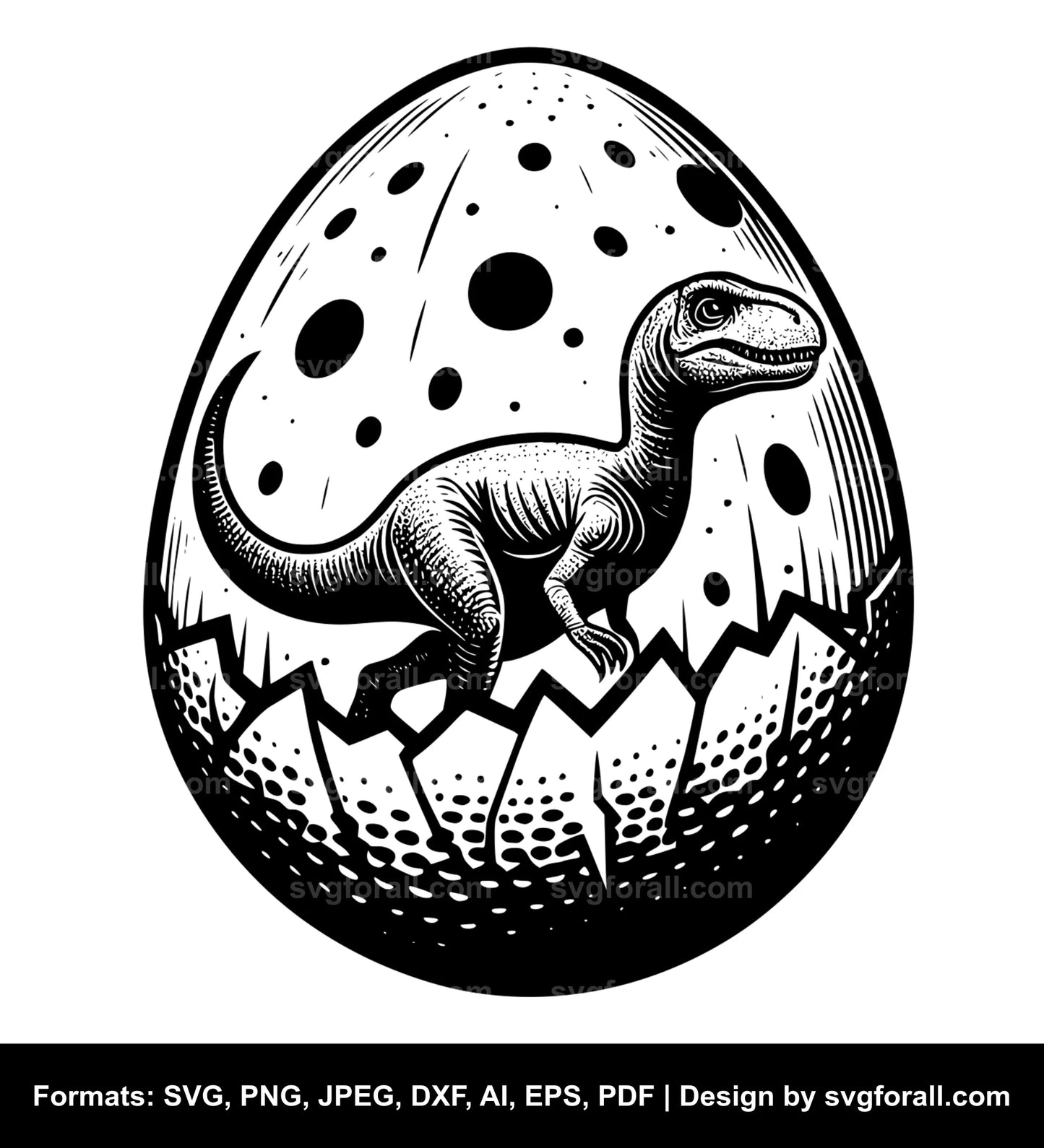 Dinosaur Egg Cricut SVG