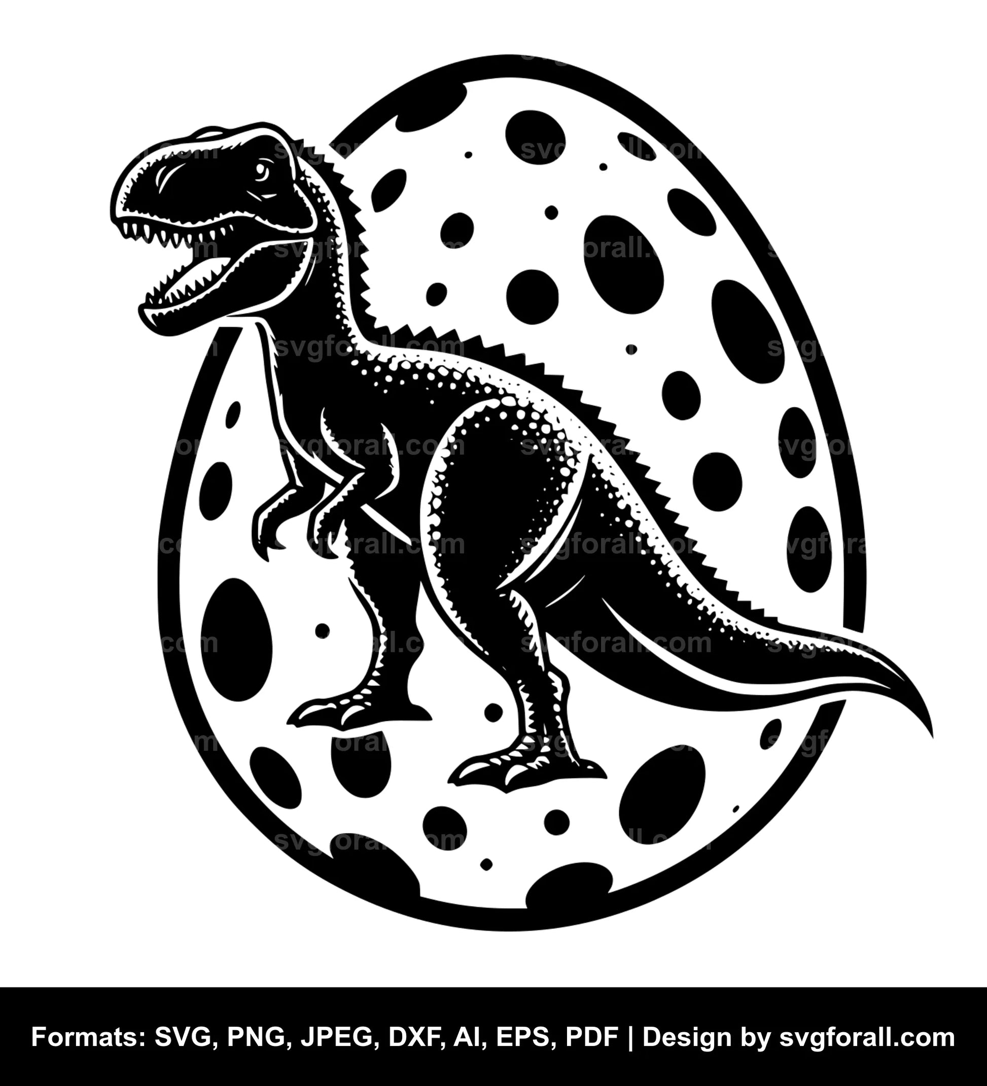 Dinosaur Egg SVG Clipart