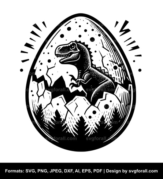 Dinosaur Egg Vector SVG