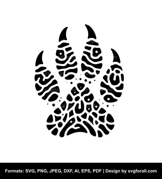 Dinosaur Footprint Cricut SVG