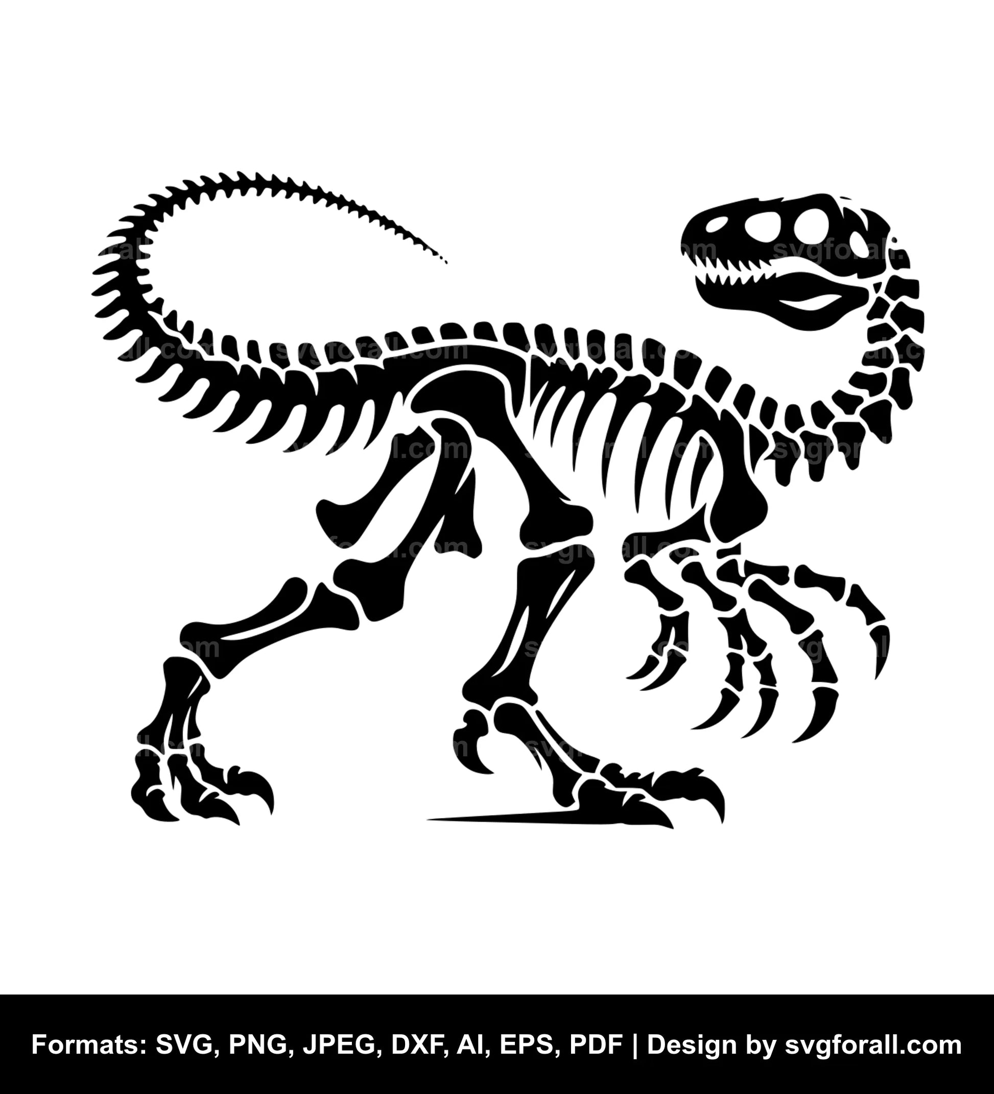 Dinosaur Fossil SVG PNG