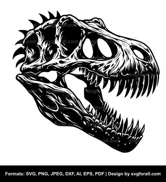 Dinosaur Skull SVG