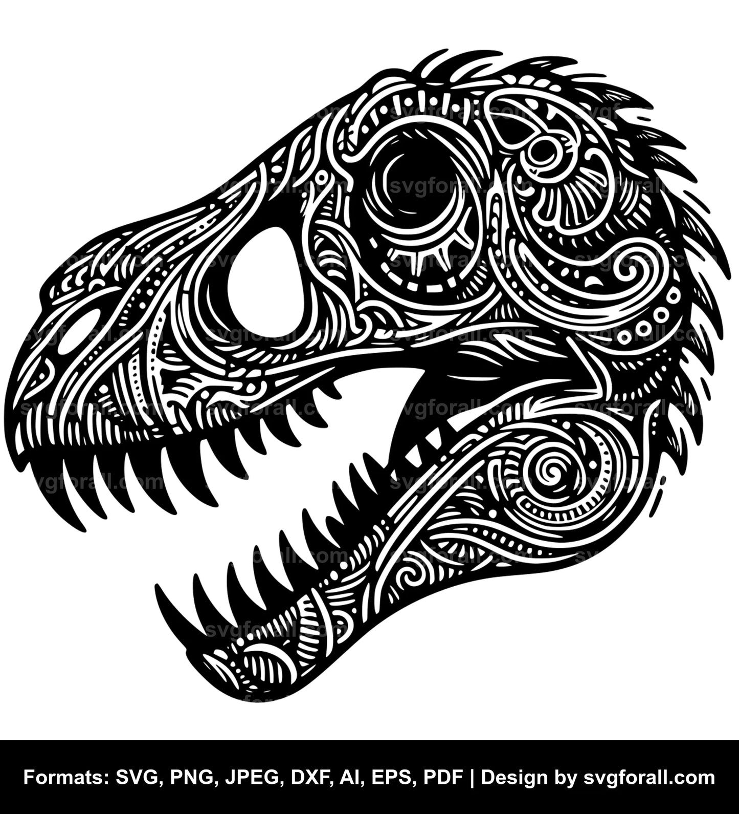 Dinosaur Skull SVG Download