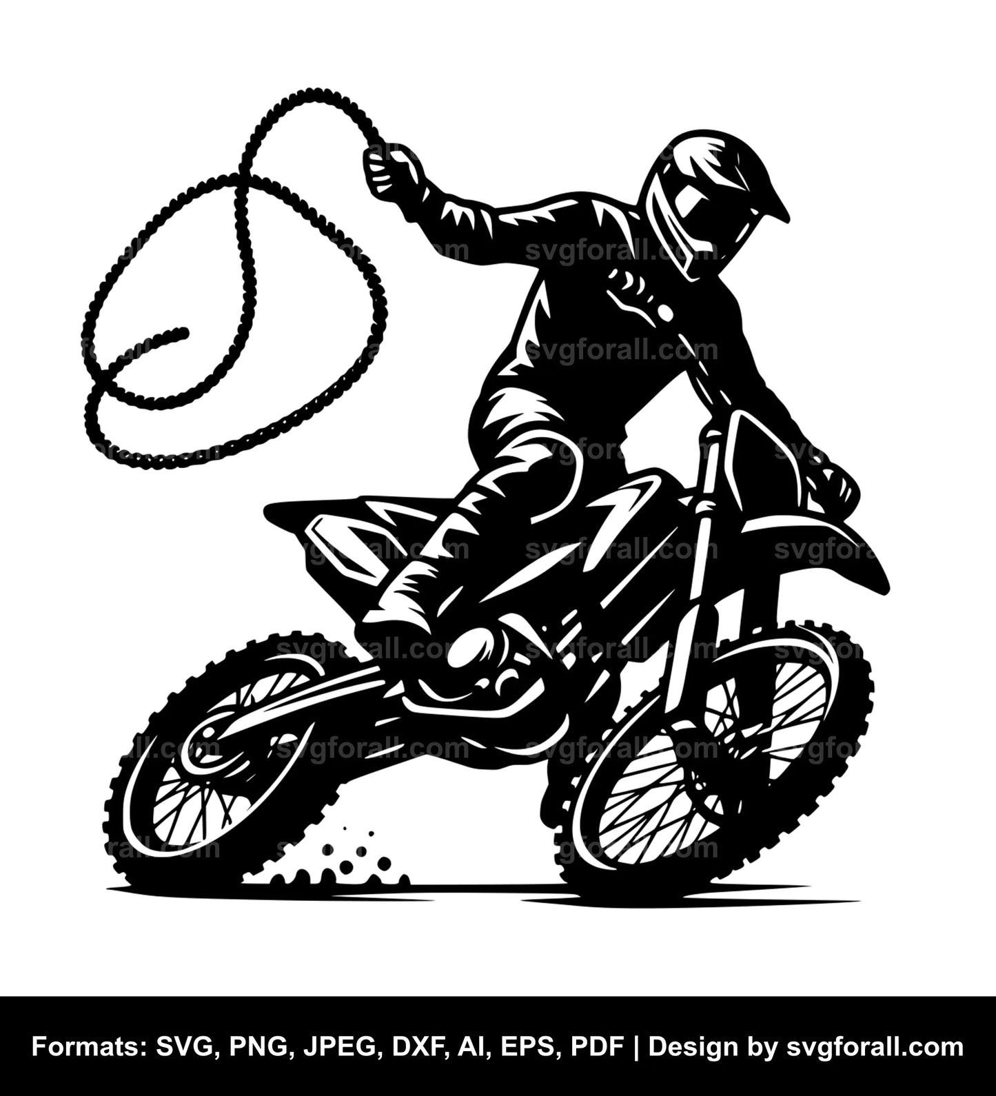 Dirt Bike SVG Design