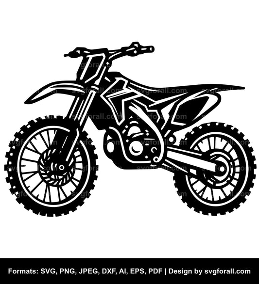 Dirt Bike SVG File