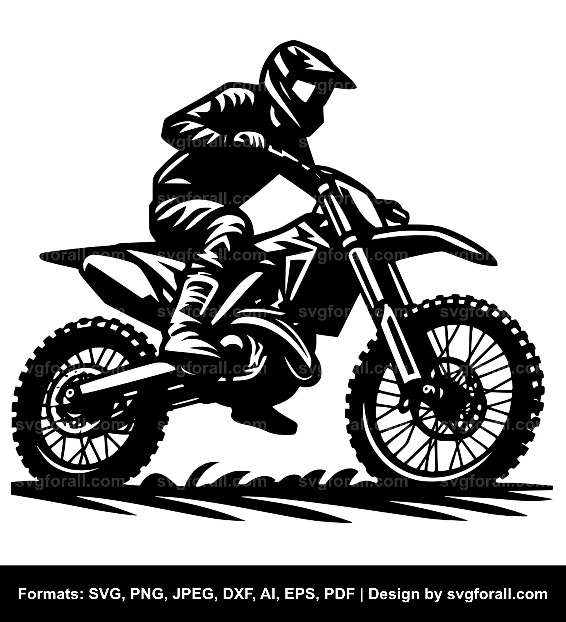 Dirt Bike SVG For Cricut