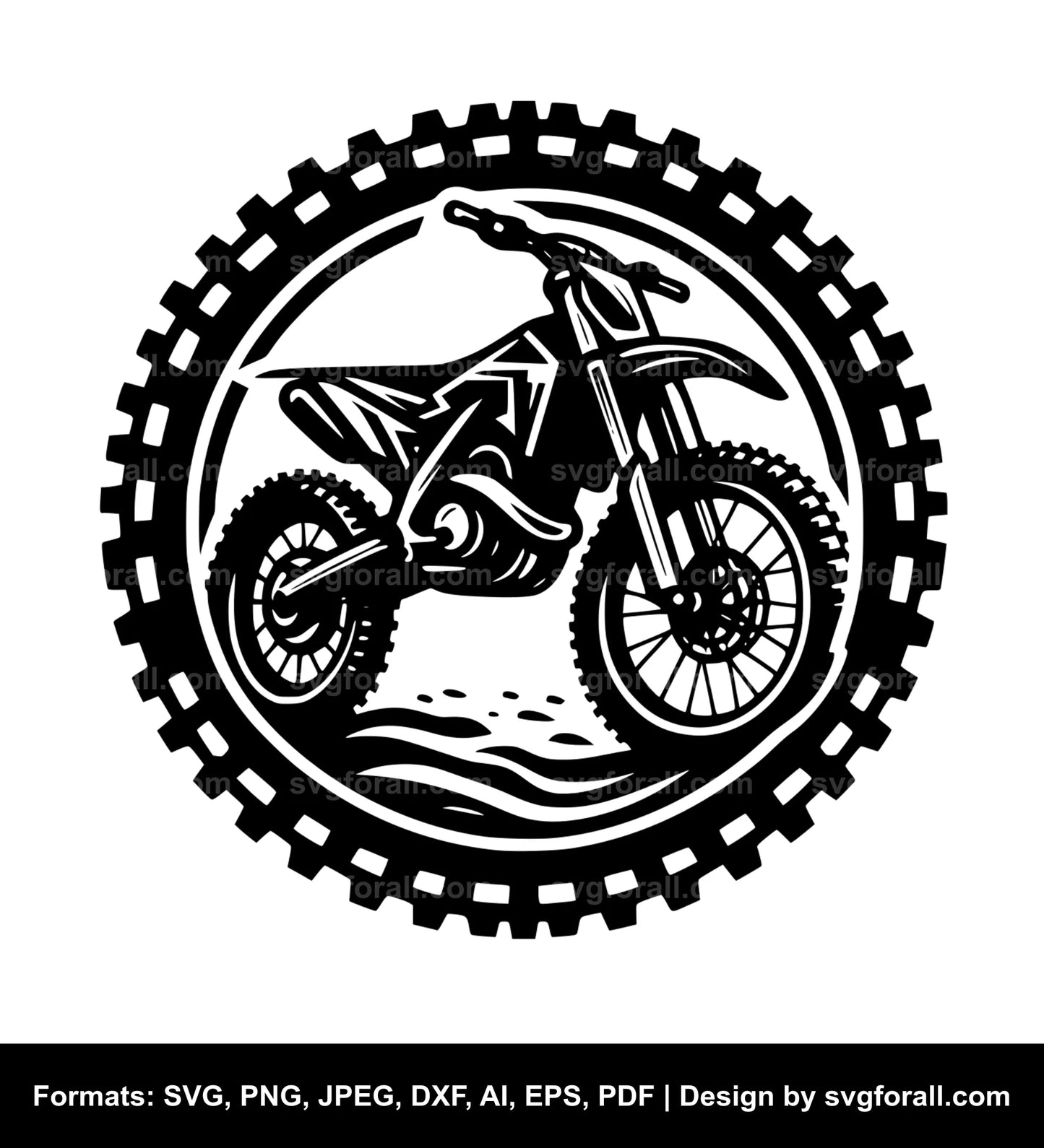 Dirt Bike SVG PNG