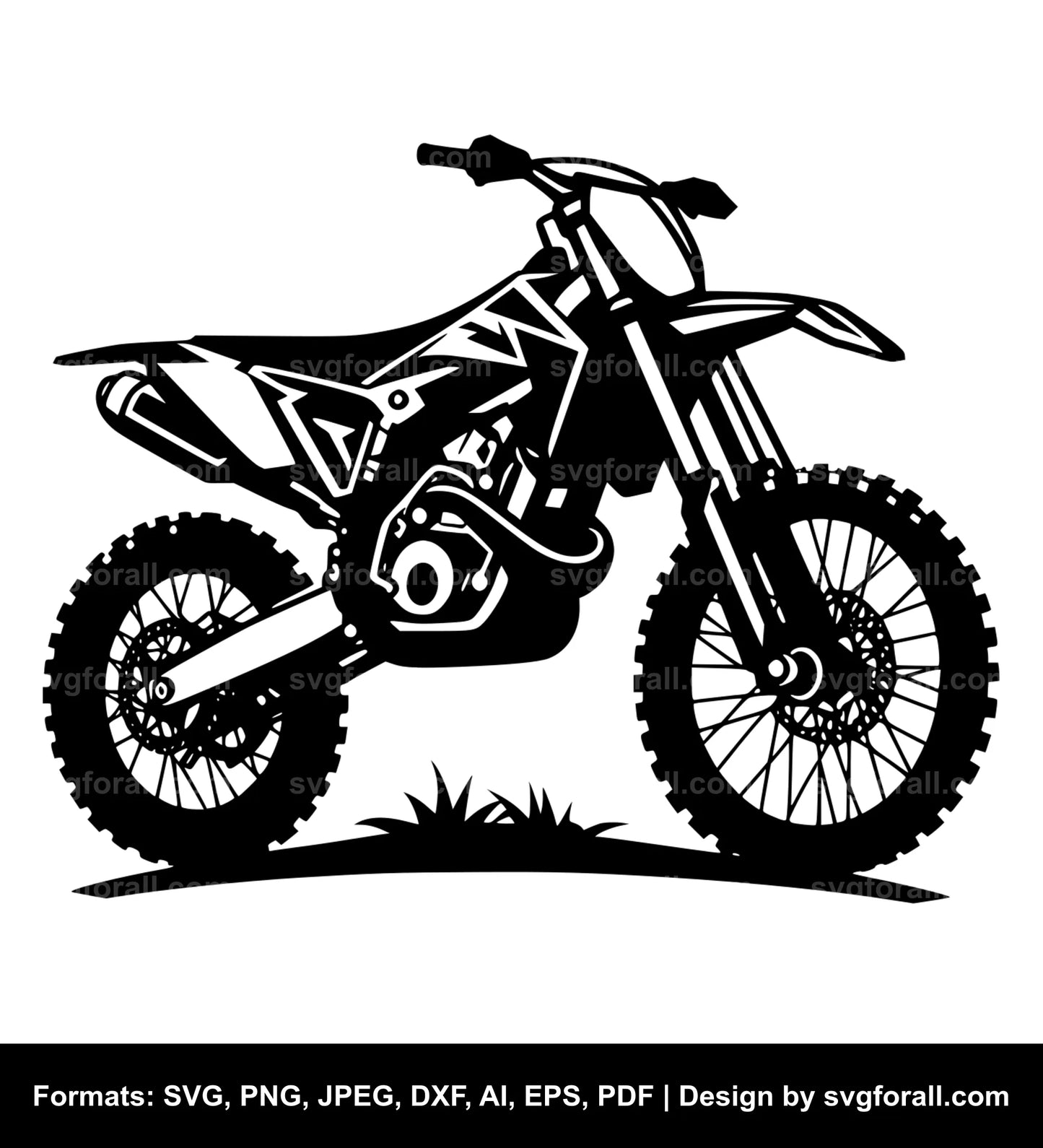 Dirt Bike SVG Vector