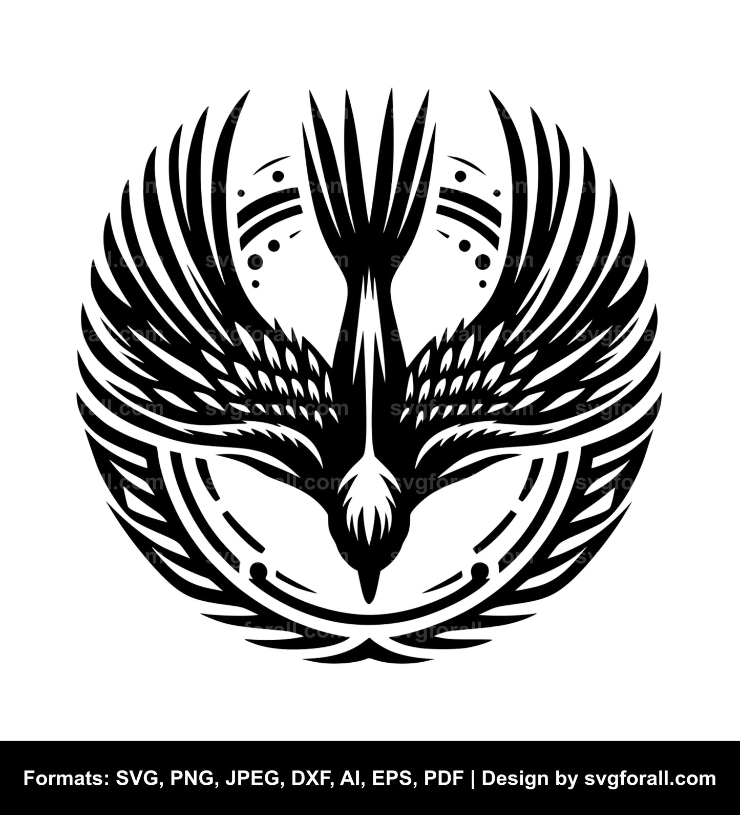 Diving Bird SVG Vector