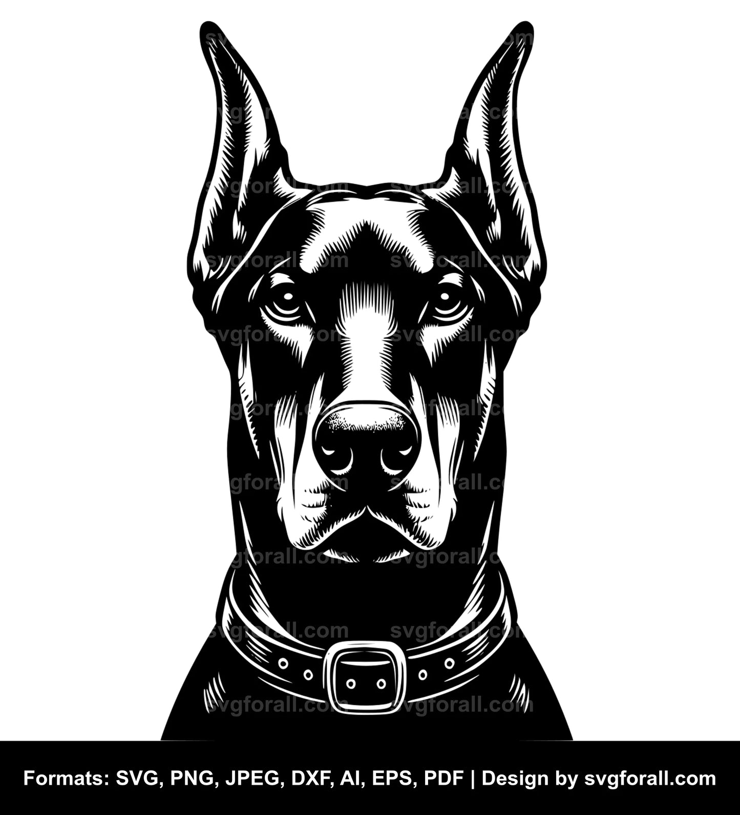 Doberman Pinscher Dog SVG