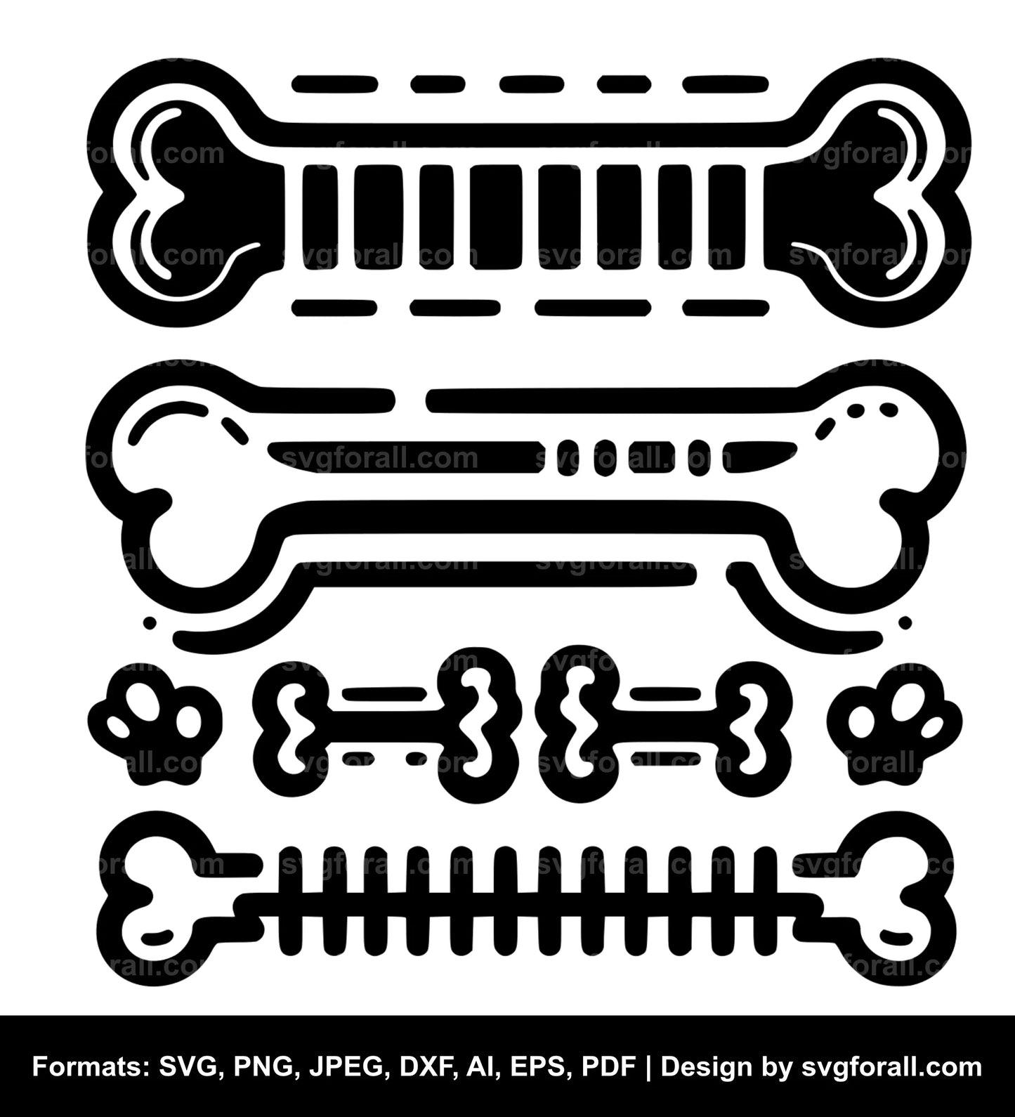 Dog Bone SVG PNG