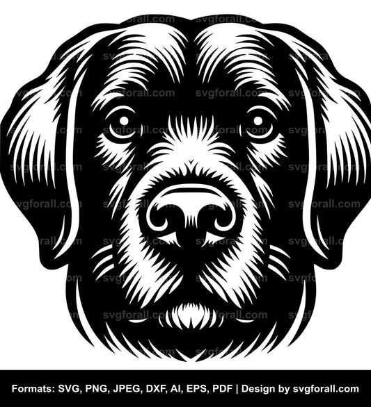 Dog Face SVG File