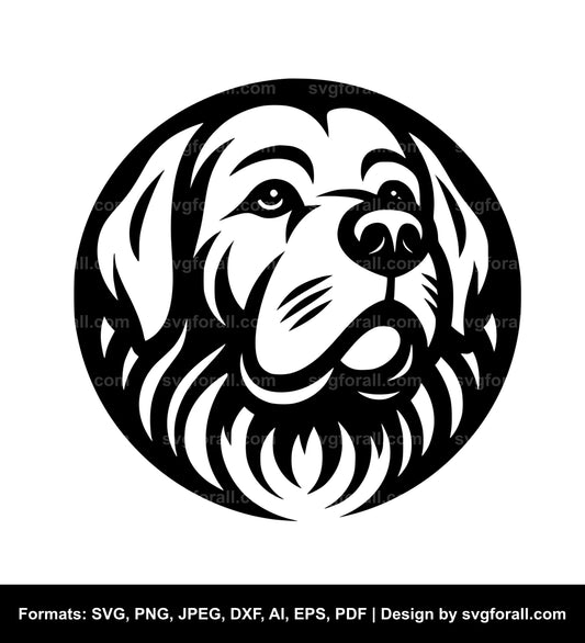 Dog Face SVG PNG