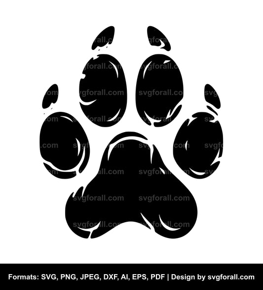 Dog Footprint SVG