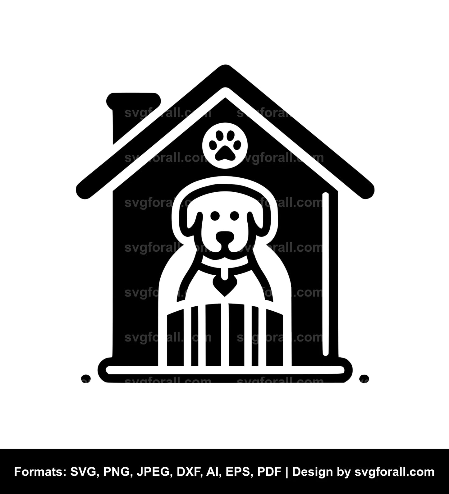 Dog House SVG Design