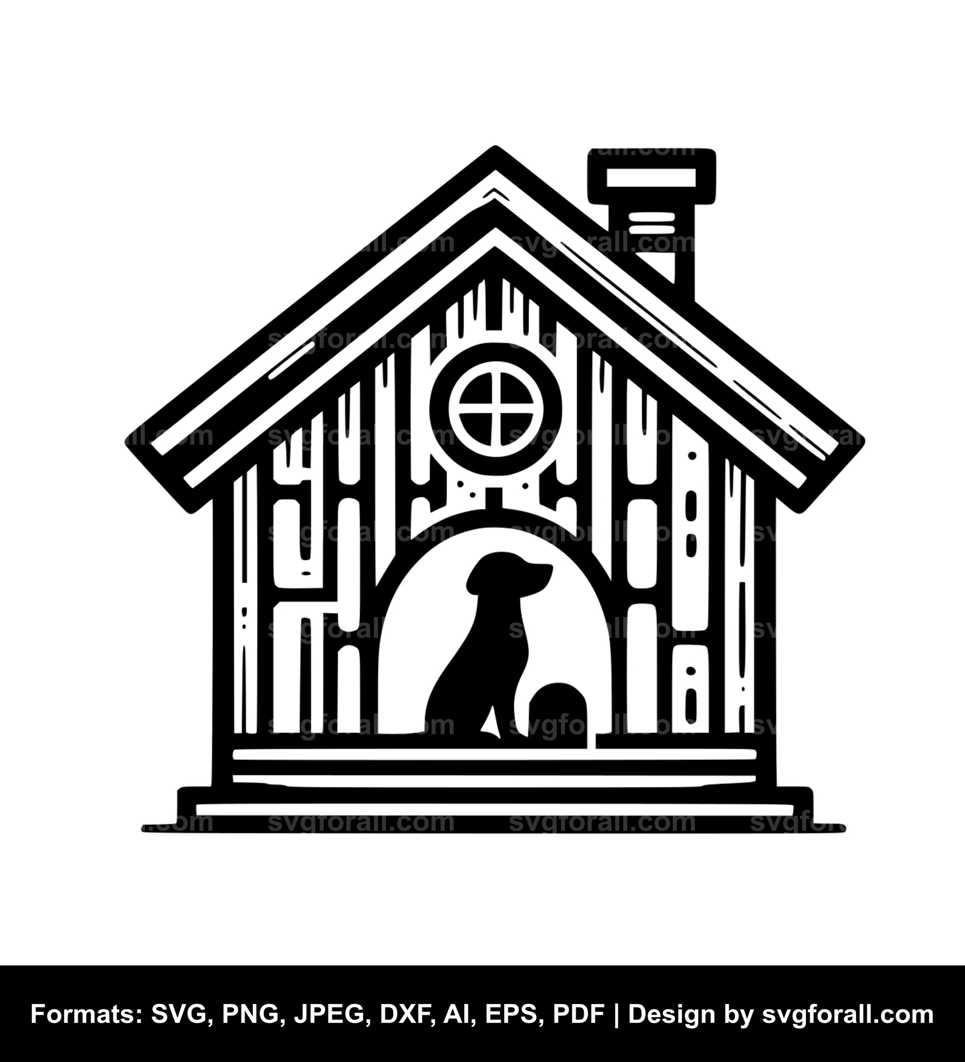 Dog House SVG File