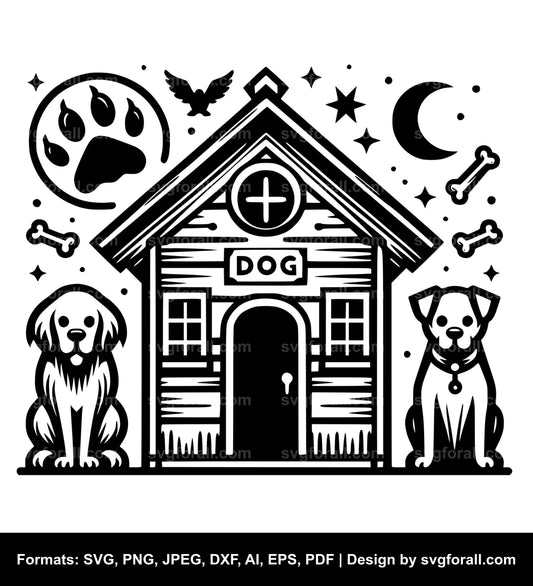 Dog House SVG PNG