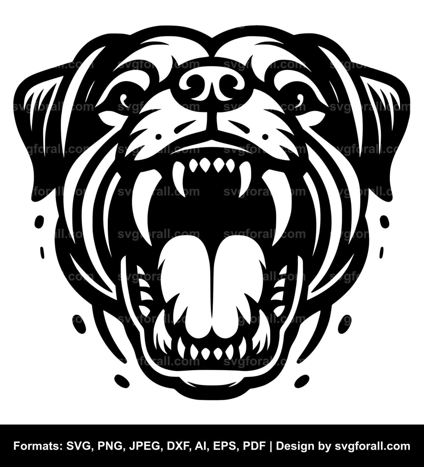 Dog Jaw Cricut SVG