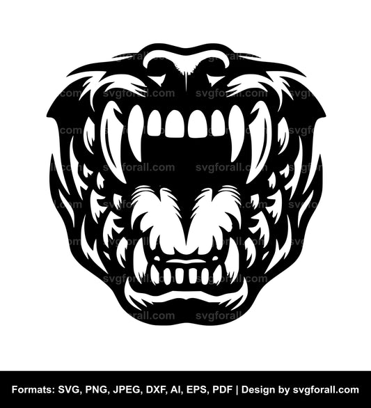 Dog Jaw SVG Download