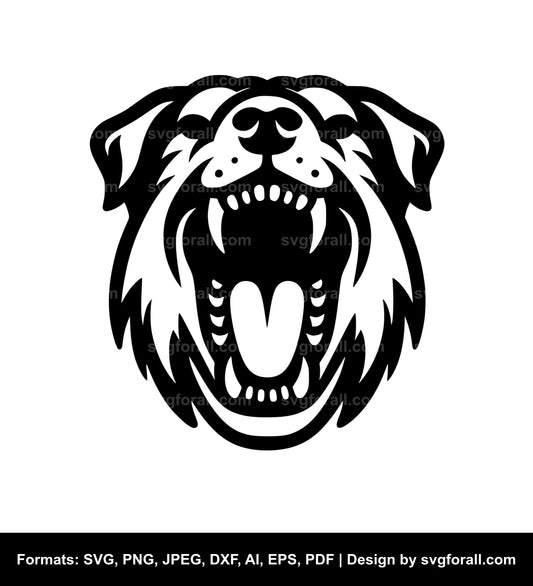 Dog Jaw SVG PNG