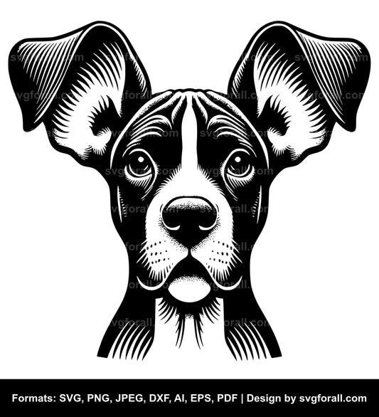 Dog Laser Cutting SVG