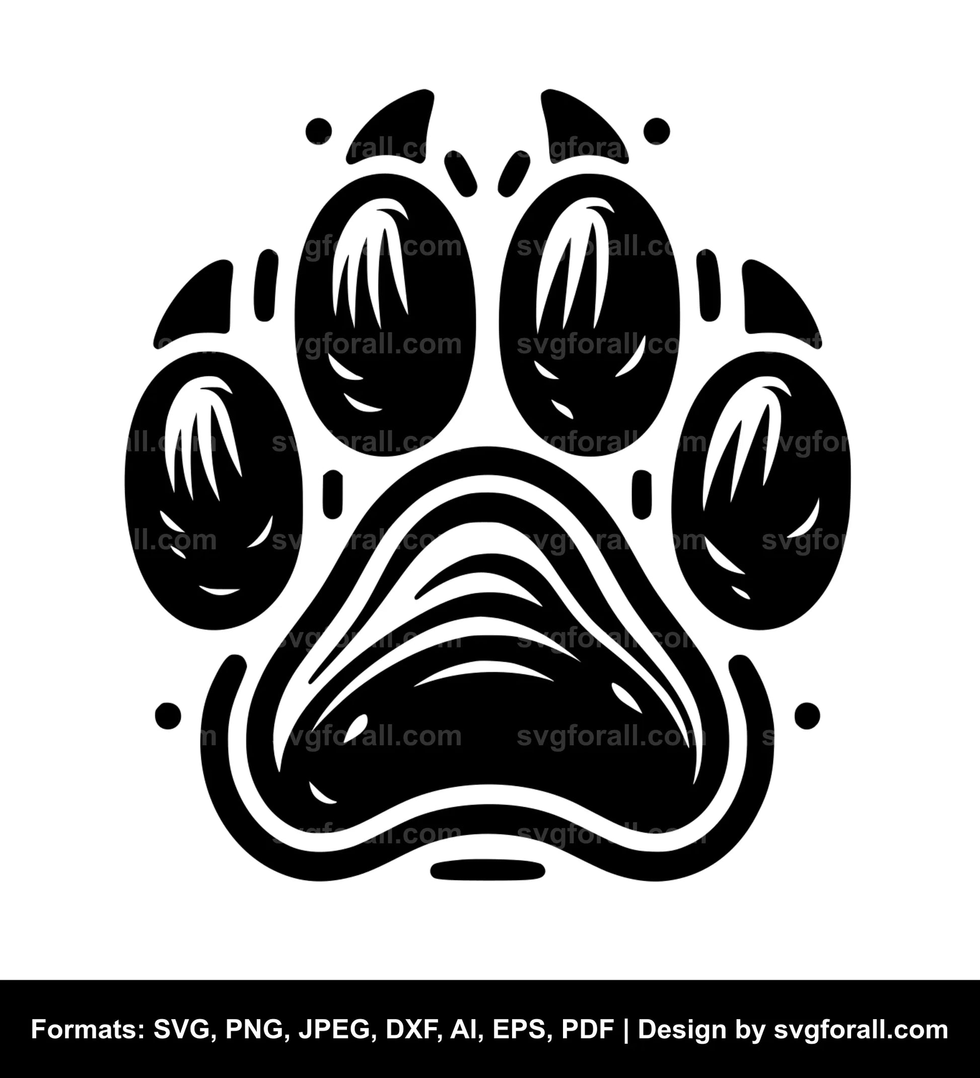 Dog Paw SVG