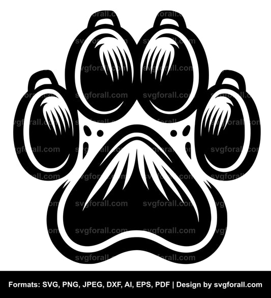 Dog Paw SVG PNG