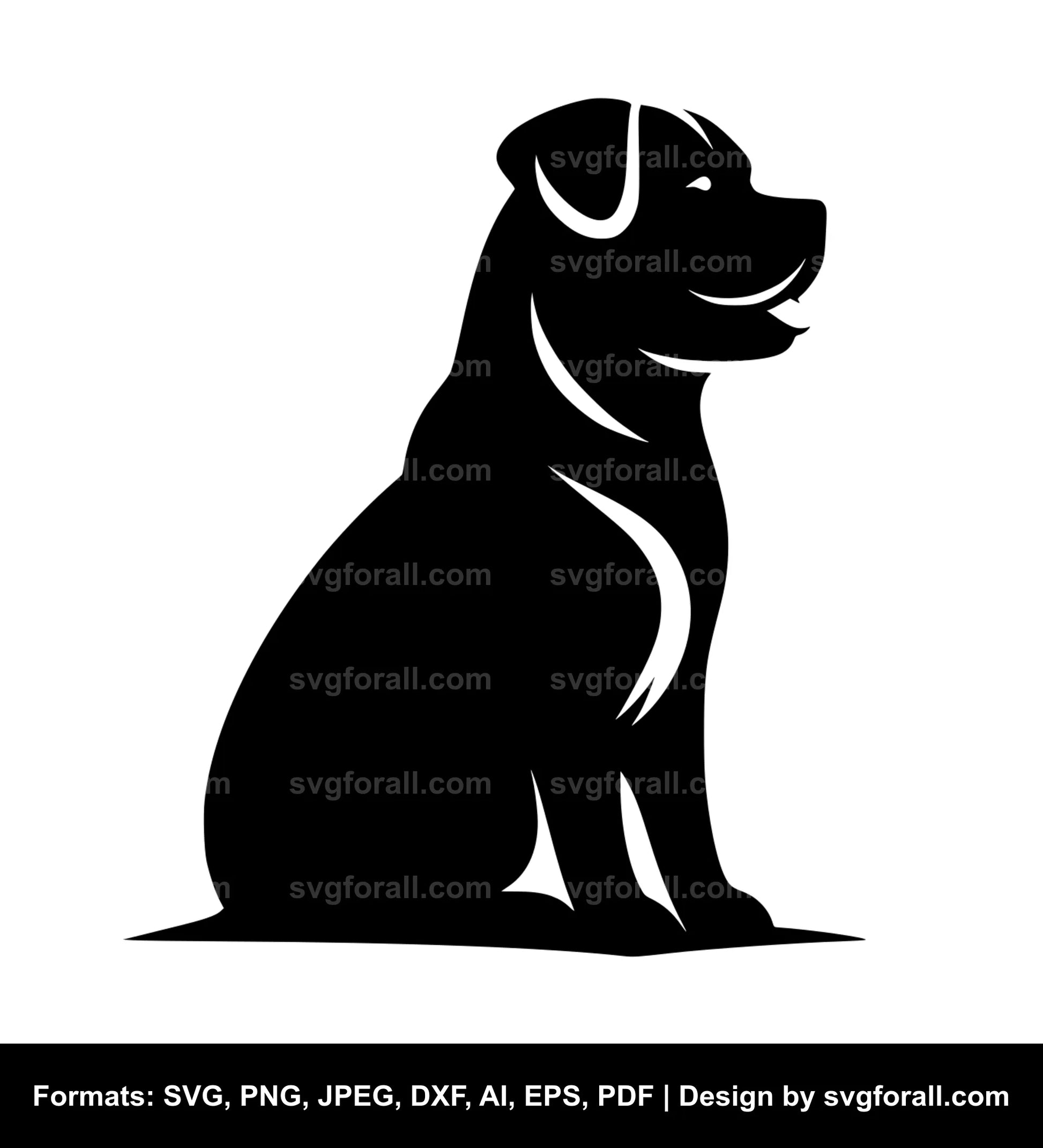 Dog SVG For Laser Cutting