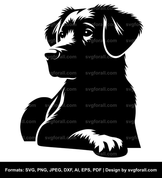 Dog SVG Vector Illustration