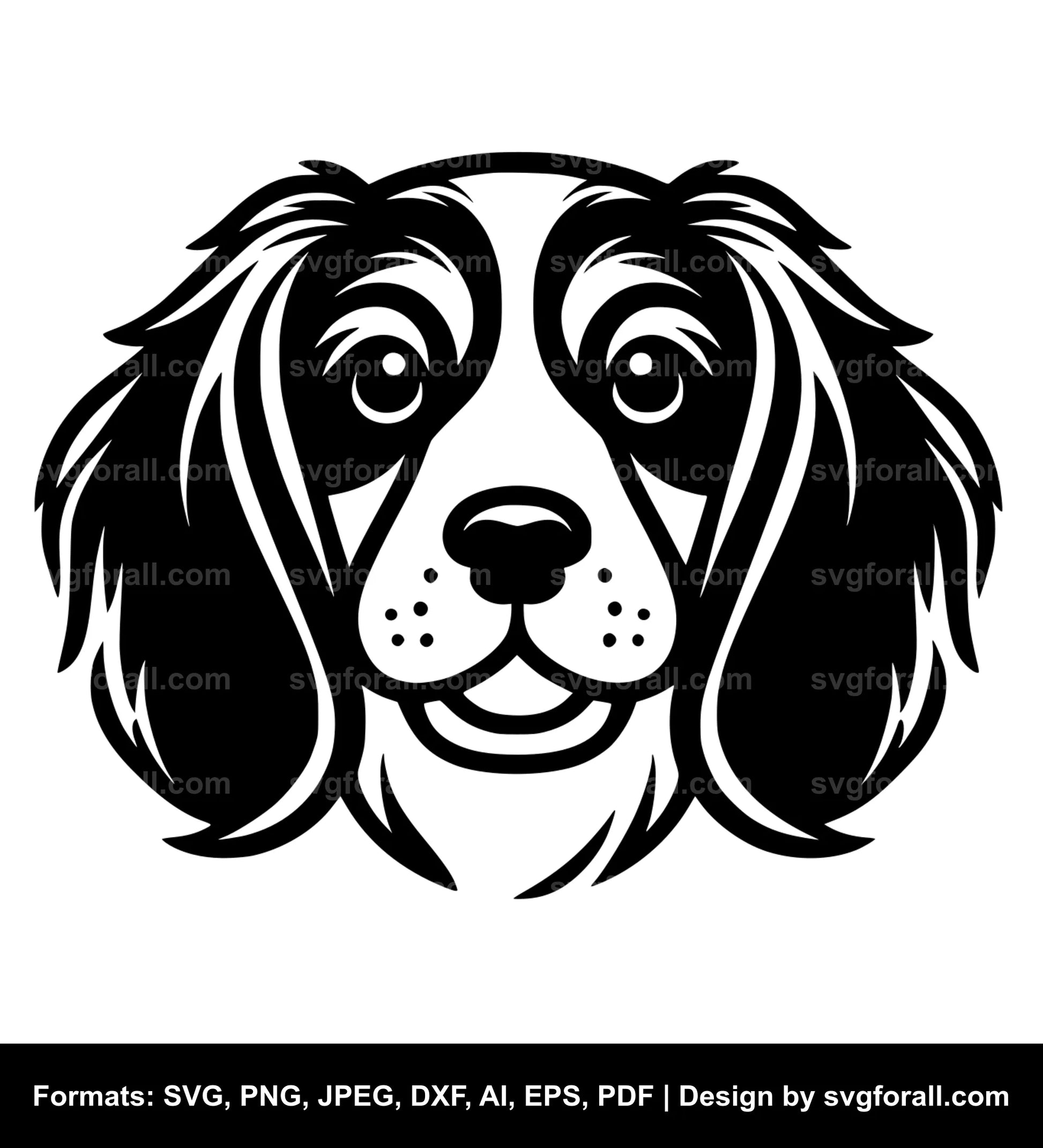 Dog With Floppy Ear Clipart SVG