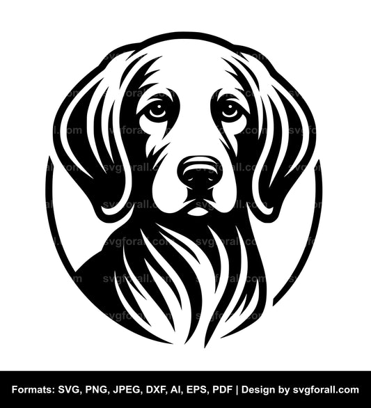 Dog With Floppy Ear SVG Design