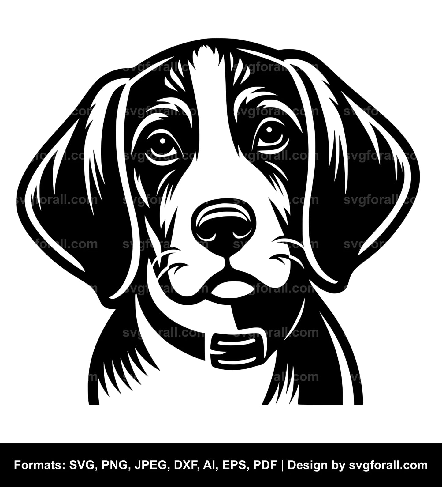 Dog With Floppy Ear SVG File