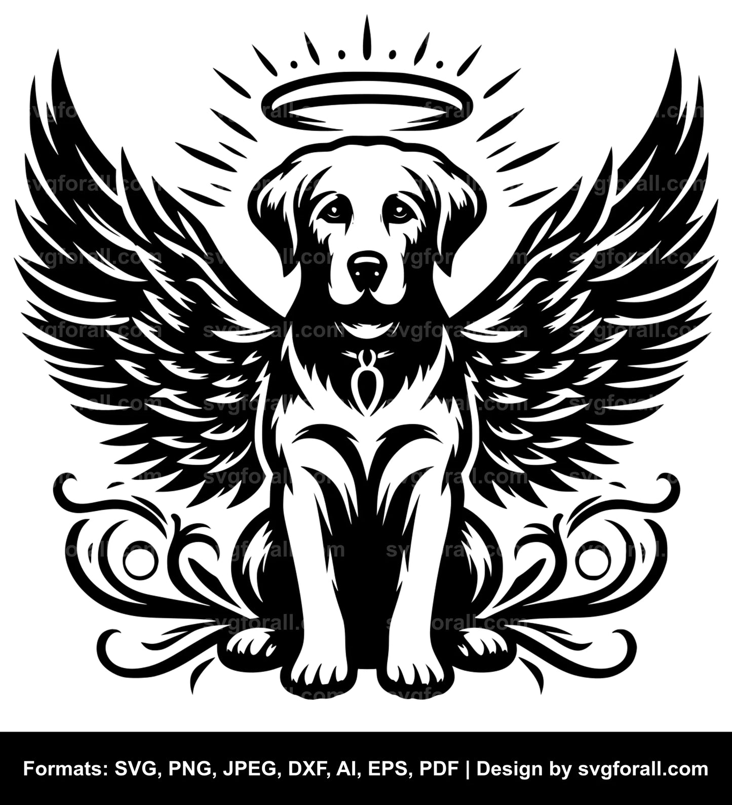 Dog With Wings SVG PNG