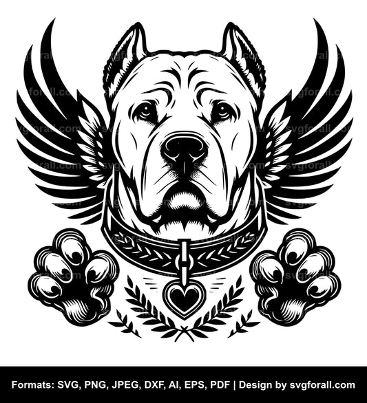 Dogo Argentino Cricut SVG