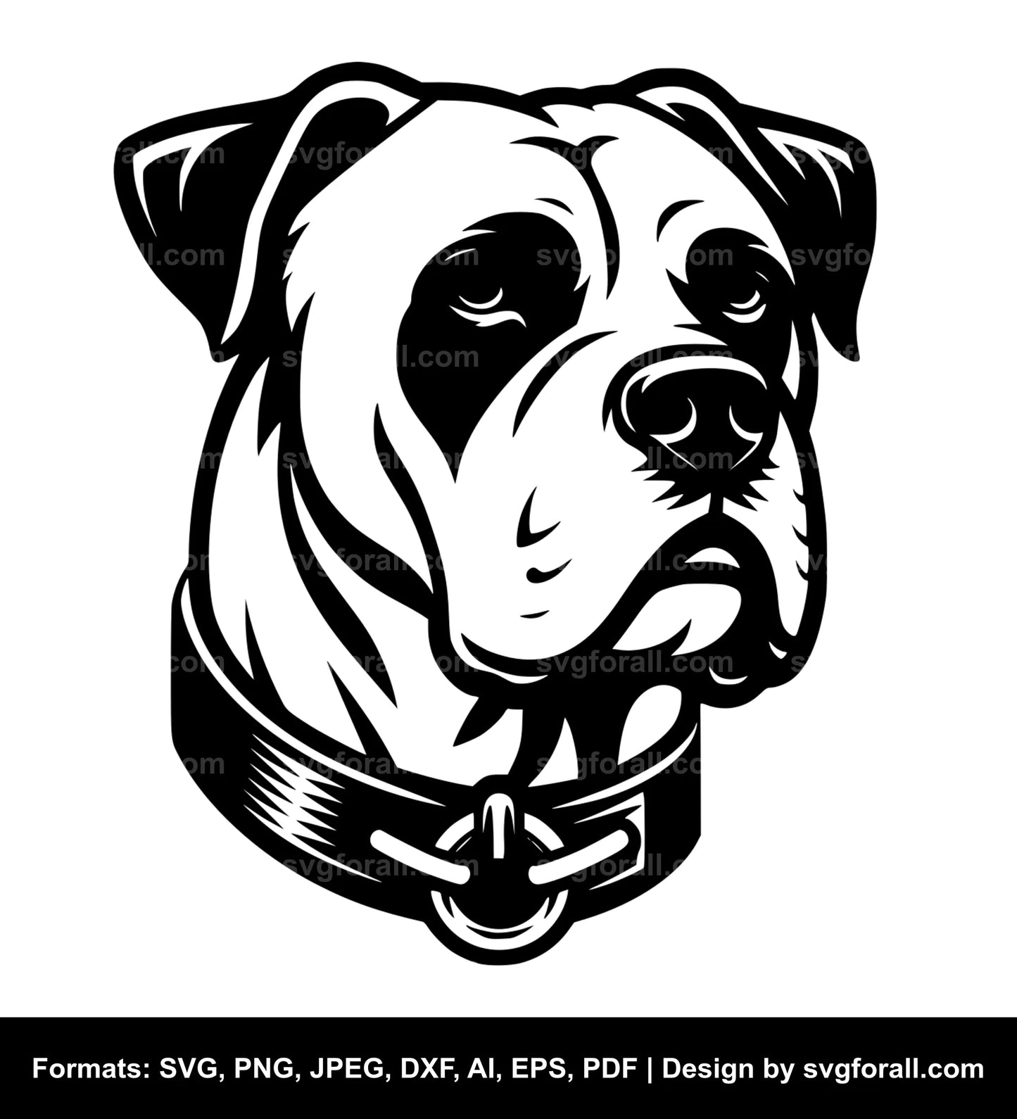 Dogo Argentino Dog SVG File