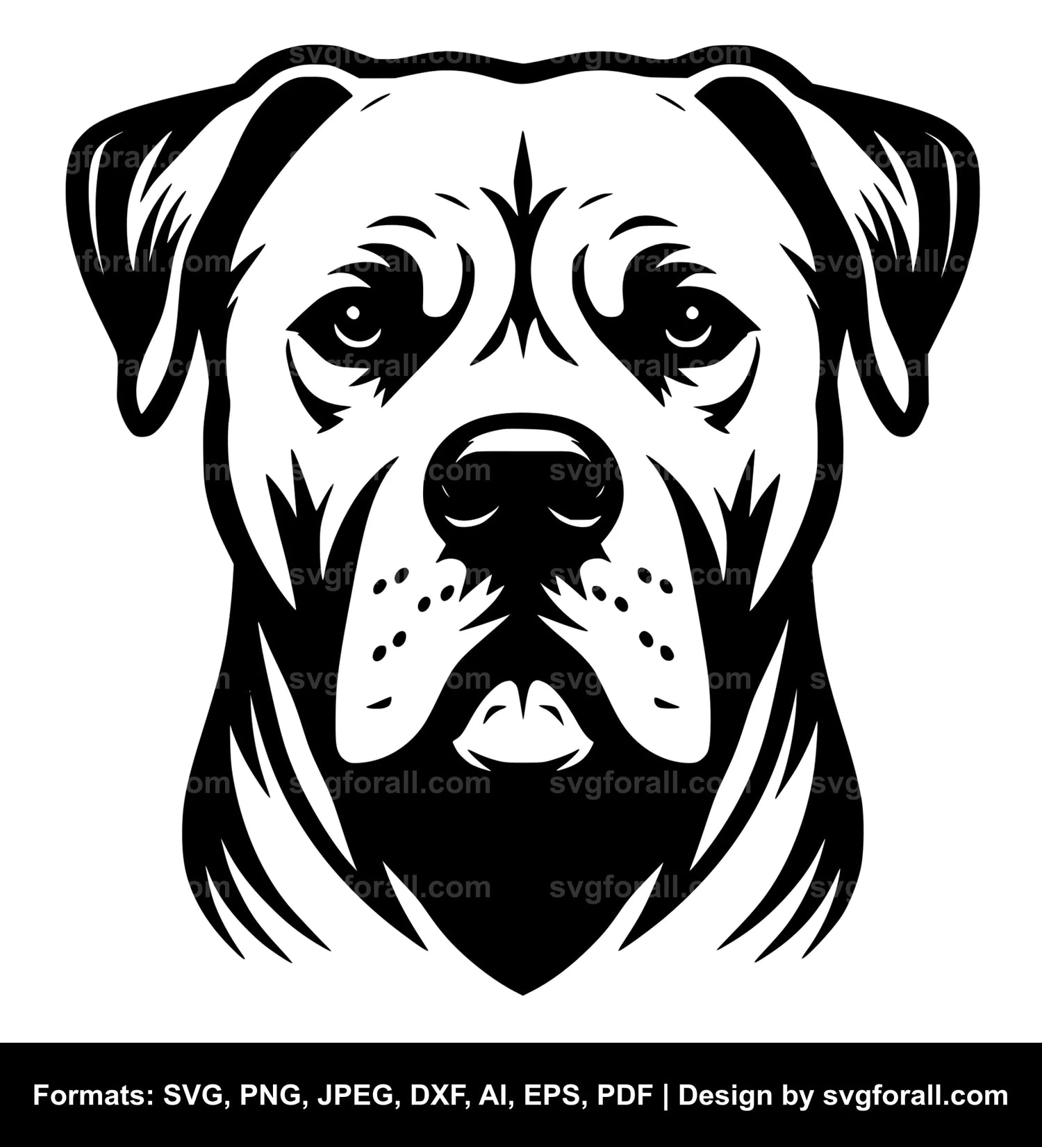 Dogo Argentino SVG Design