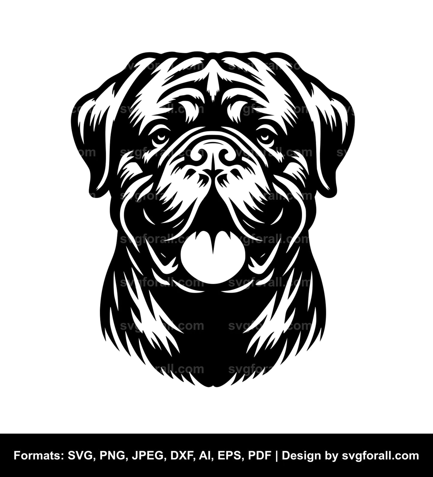 Dogue De Bordeaux Dog SVG PNG