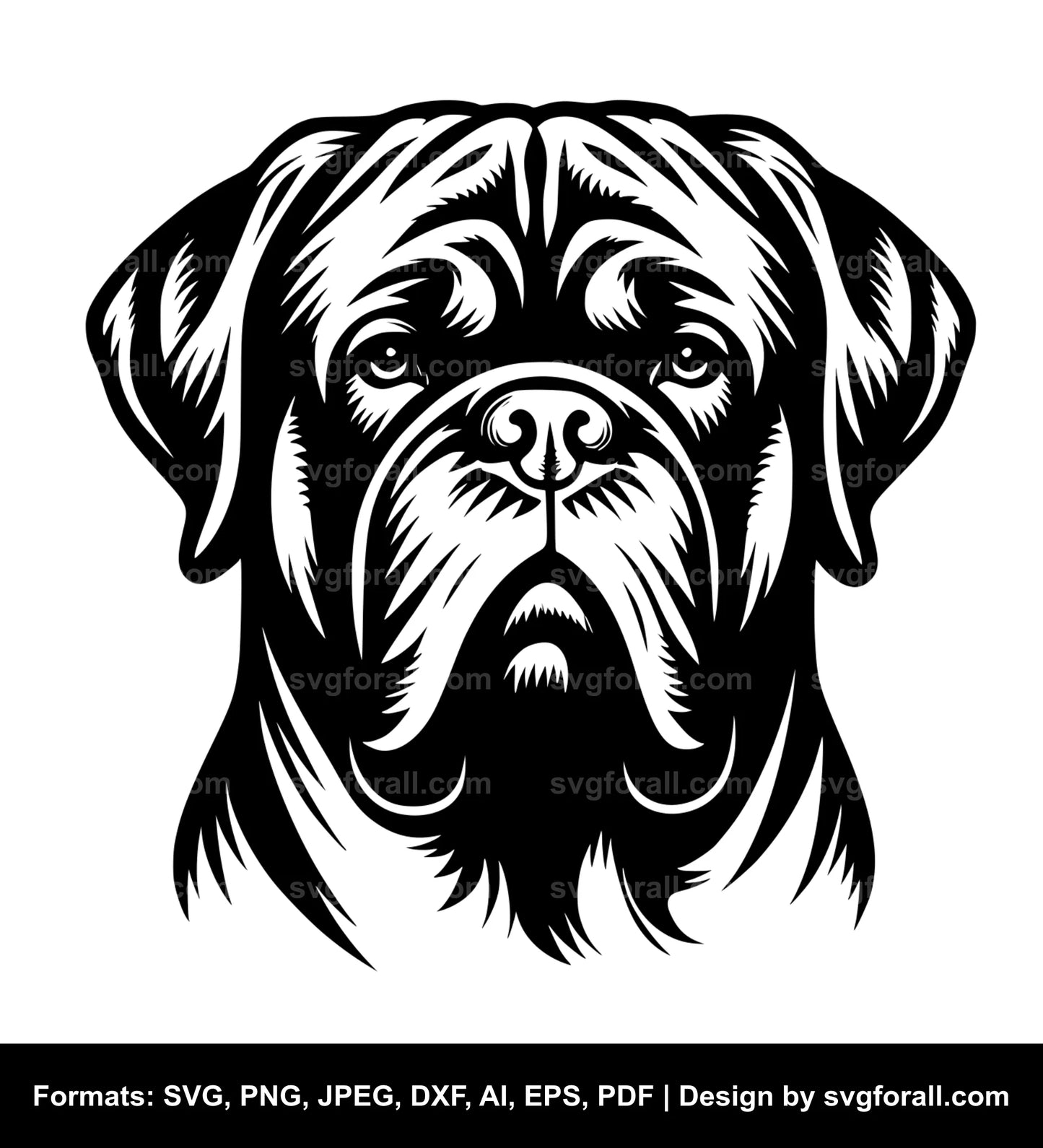 Dogue De Bordeaux SVG Design