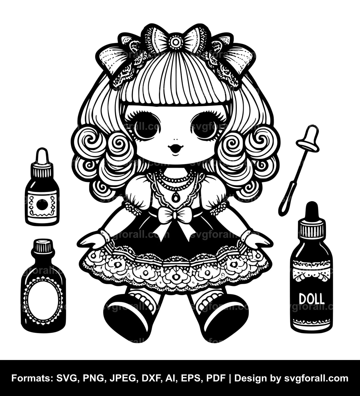 Doll Cricut SVG