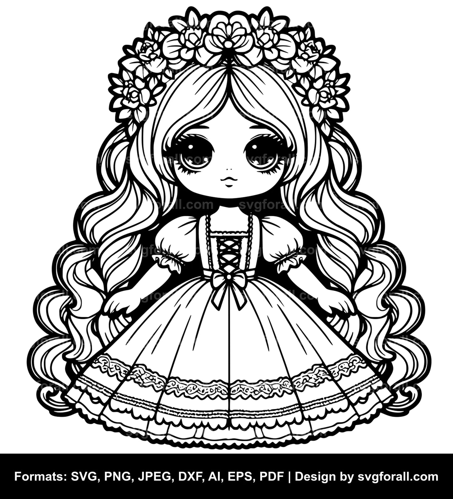 Doll SVG File