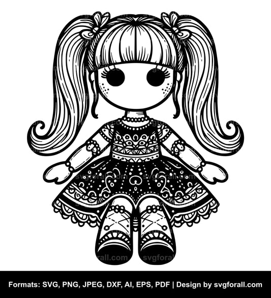 Doll SVG Vector