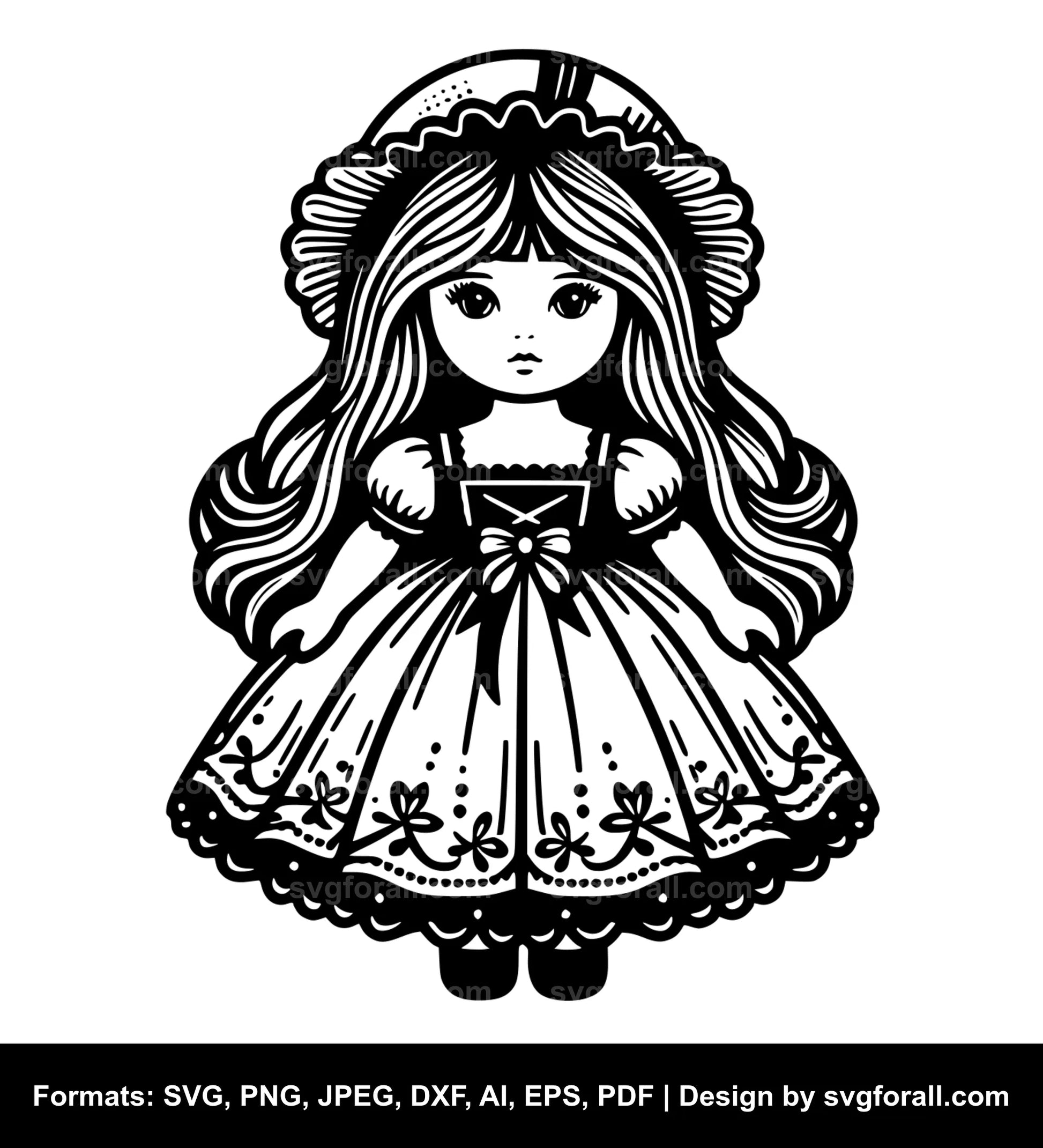 Doll Vector SVG