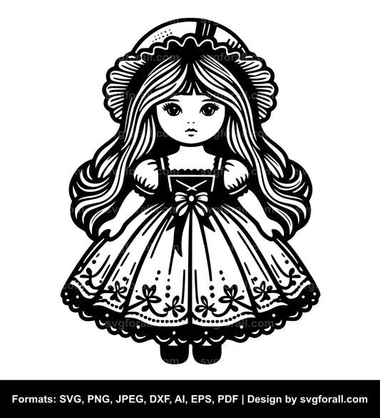 Doll Vector SVG