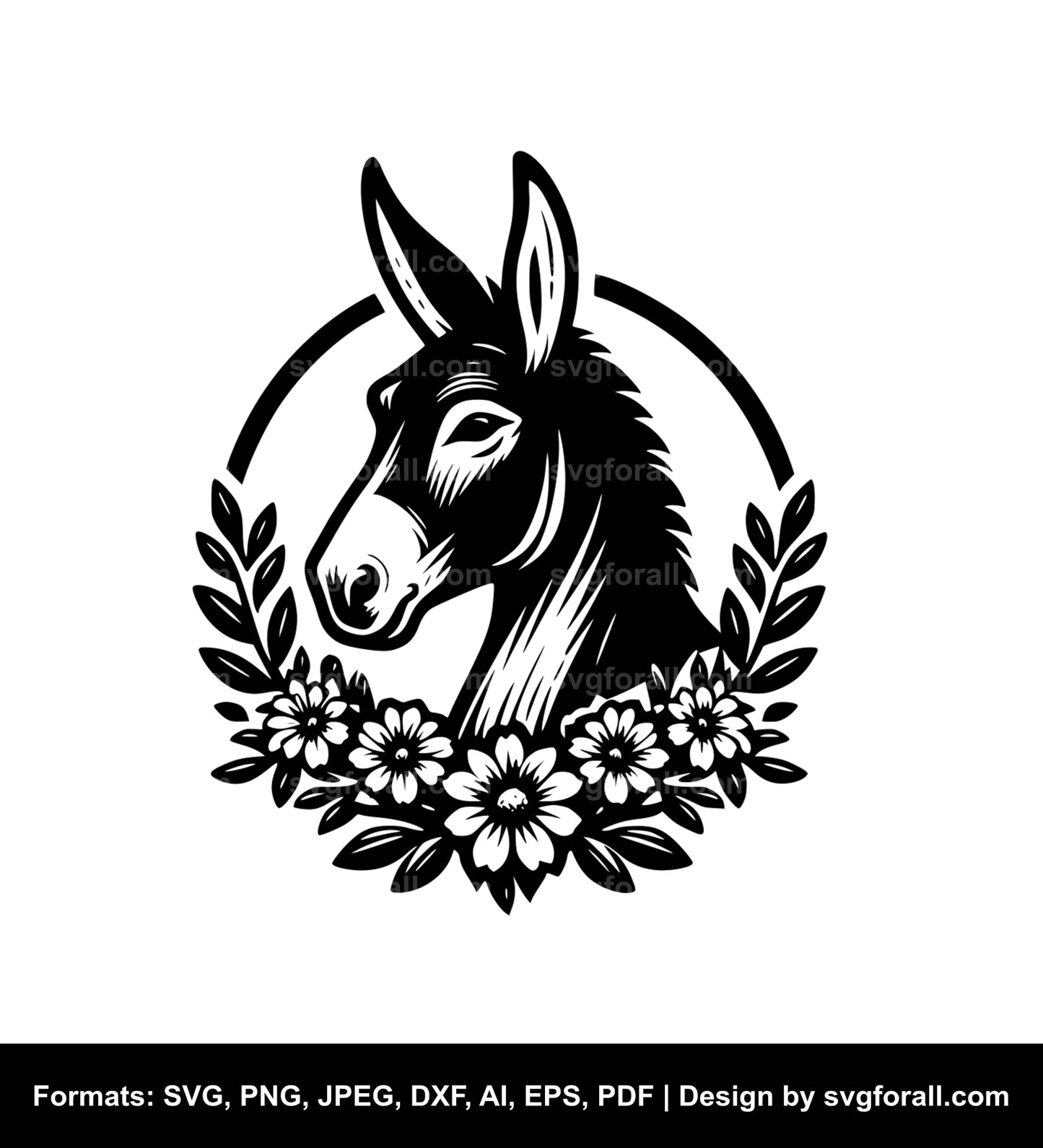 Donkey Vector SVG